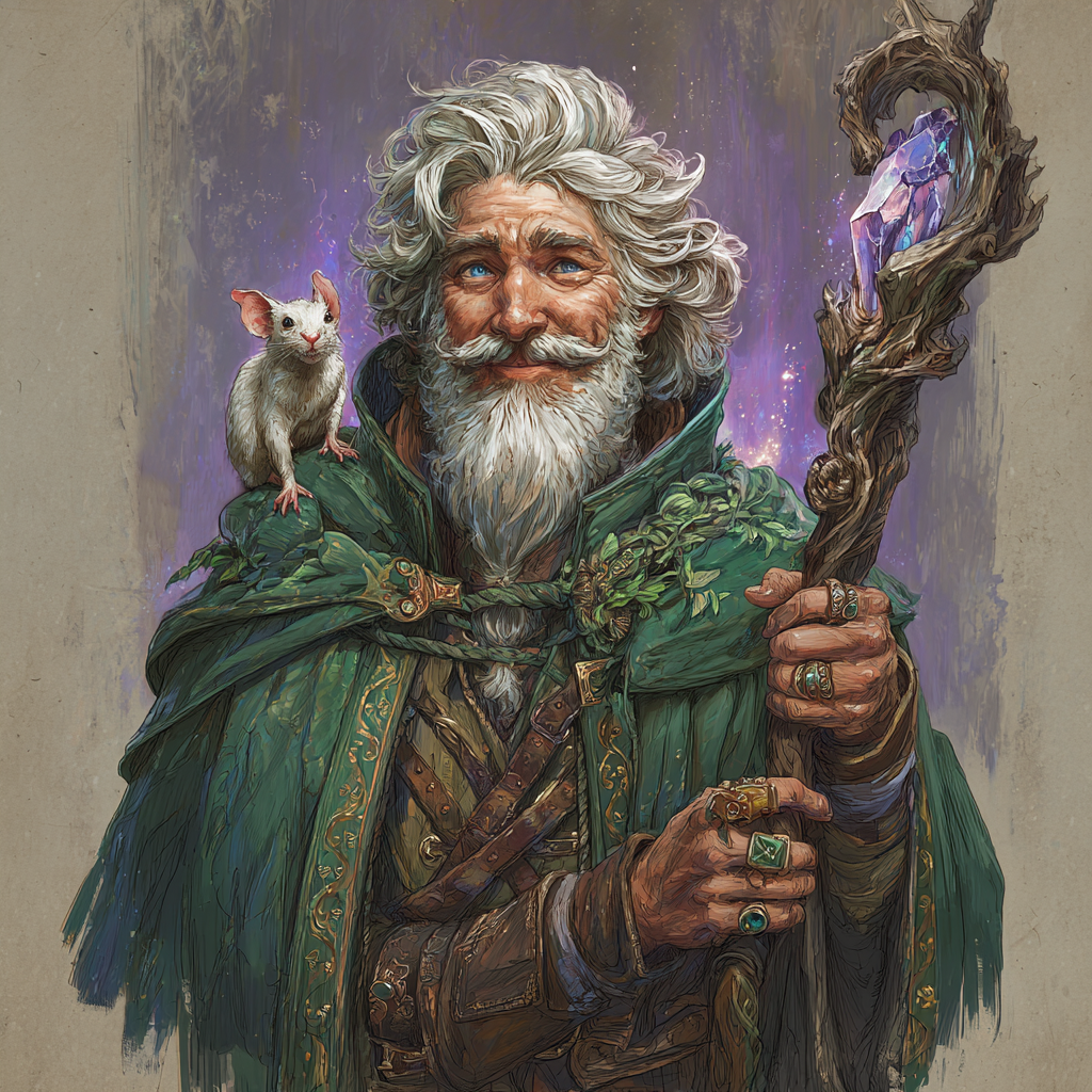 High Warden Ambrose Wimblecroft — Part wizard, part whirlwind, part gossiping grandfather?